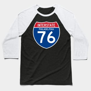 SIXERS logo Baseball T-Shirt